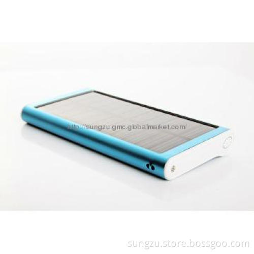 Aluminium Alloy Solar MP3 Charger & Solar Panel Smart Phone Charger